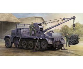 Trumpeter 1/35 Schwerer Zugkraftwagen 18t with 6t Billstein-Crane, Sd.Kfz.9/1
