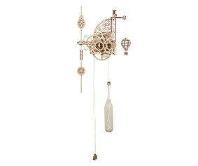 UGears Aero Clock - Wall Clock with Pendulum - 320 Pieces (Advanced)