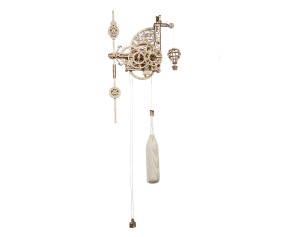 UGears Aero Clock - Wall Clock with Pendulum - 320 Pieces (Advanced)