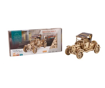UGears Retro Car UGR-T (Old Model T) -  337 Pieces (Advanced)