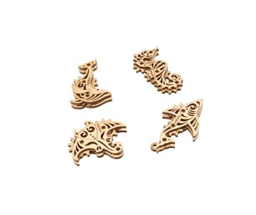 UGears U-Fidget Pacific Ocean (4 Models, Hanging Box) - 33 Pieces
