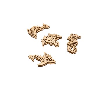 UGears U-Fidget Pacific Ocean (4 Models, Hanging Box) - 33 Pieces