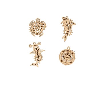 UGears U-Fidget Atlantic Ocean (4 Models) - 38 Pieces