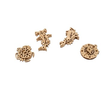 UGears U-Fidget Atlantic Ocean (4 Models) - 38 Pieces