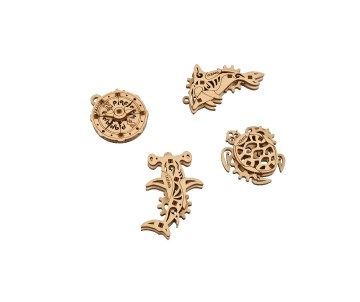 UGears U-Fidget Atlantic Ocean (4 Models) - 38 Pieces