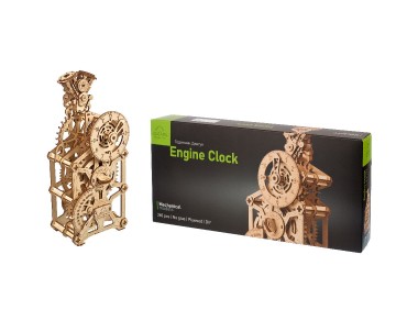 Ugears Engine Clock - 265 Pieces (Advanced)