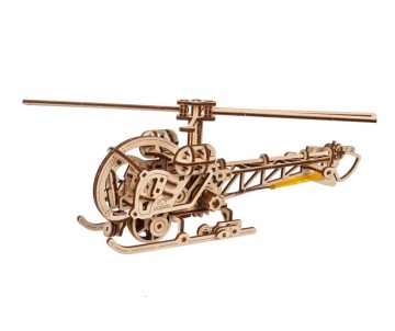 UGears Mini Helicopter - 167 Pieces (Easy)
