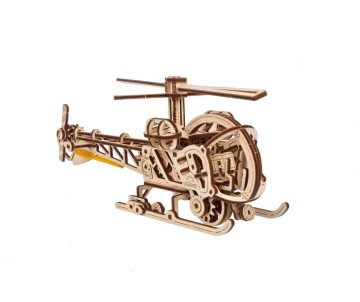 UGears Mini Helicopter - 167 Pieces (Easy)