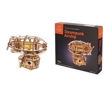 UGears Steampunk Airship - 170 Pieces (Easy)