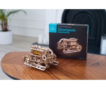 UGears Steampunk Submarine - 200 Pieces (Easy)