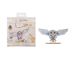 Ugears Hedwig Owl Wooden 3D-Puzzle Coloring Model - 9 Pieces Ugears Hedwig Owl Wooden 3D-Puzzle Coloring Model - 9 Pieces