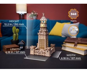 Ugears Lighthouse of Alexandria - 340 Pieces (Medium) Ugears Lighthouse of Alexandria - 340 Pieces (Medium)