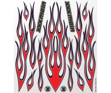 XXX Main Racing Scarlet Fire Large Decal