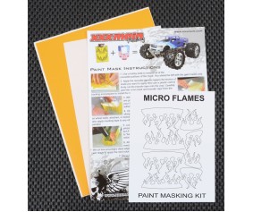 XXX Main Racing Micro Flames Paint Mask