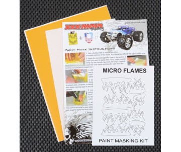 XXX Main Racing Micro Flames Paint Mask