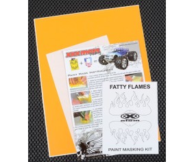 XXX Main Racing Fatty Flames Paint Mask