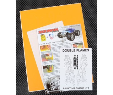 XXX Main Racing Double Flames Paint Mask