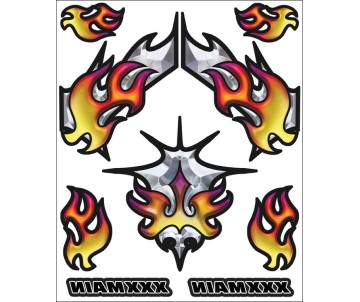 XXX Main Racing Chromal Blaze Internal Graphic