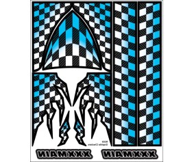 XXX Main Racing Graphite Checkers Internal Graphic