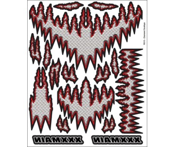 XXX Main Racing Diamond Scallops Internal Graphic