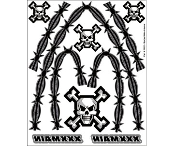XXX Main Racing Barbed Wire Internal Graphic