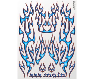 XXX Main Racing Wicked Flames Sticker Sheet