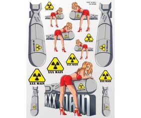 XXX Main Racing Da Bomb Sticker Sheet