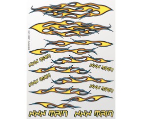 XXX Main Racing Flammable Sticker Sheet