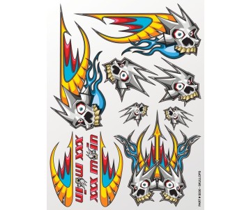 XXX Main Racing Skullops Sticker Sheet