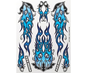 XXX Main Racing Cold Carbon Fire Sticker Sheet
