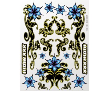 XXX Main Racing Dark Bloom Sticker Sheet