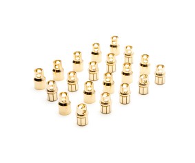 Connector: Gold Bullet Set, 8.0mm (10)