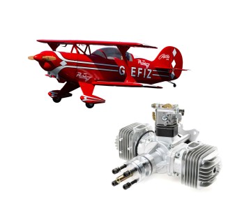 Pitts S-2B 50-60cc, 71.6 with DLE 60cc Twin Engine