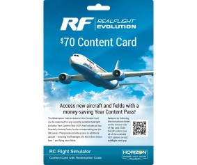 RealFlight Evolution Content Card $70
