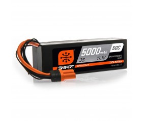 11.1V 5000mAh 3S 50C Smart Hardcase LiPo Battery: IC5