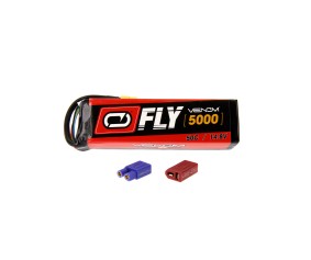 14.8V 5000mAh 4S 50C FLY LiPo Battery: UNI 2.0 Plug